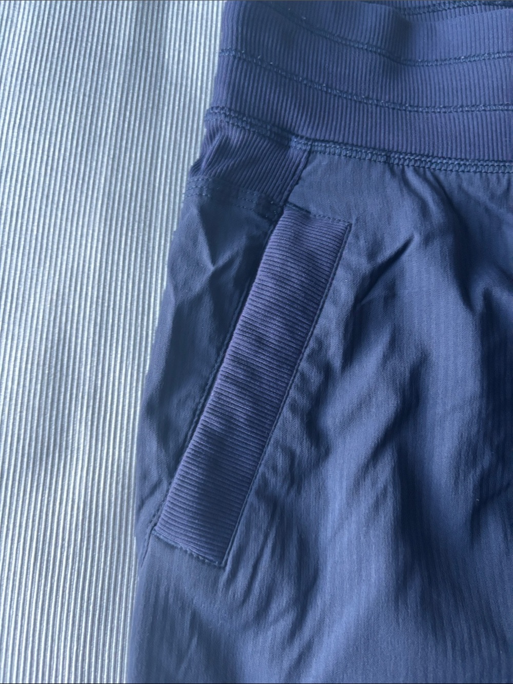 lululemon athletica Navy Blue Drawstring Track Joggers - Picture 2 of 6
